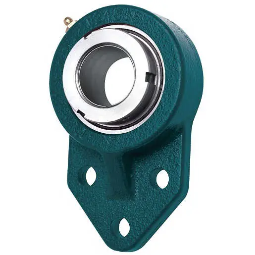 Dodge FB-GT-200 Flange-Mount Ball Bearing Unit - 2 in Bore - 3-Bolt Bracket Mount - Adapter Mounted Locking - Cast Iron Housing Material
