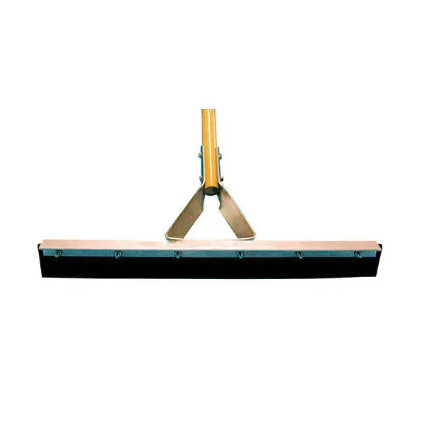 Magnolia Brush 4136-N Non-Sparking Floor and Driveway Squeegee With Steel Bracket, 36 in, Neoprene