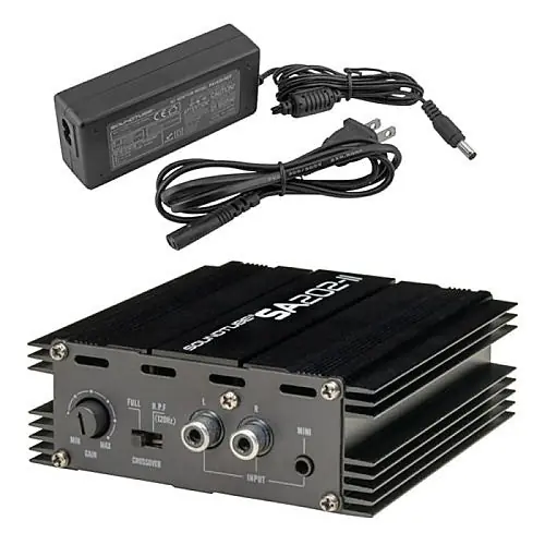 SoundTube SA202-II-RDT 2-Channel Class AB Mini Amplifier with Power Supply