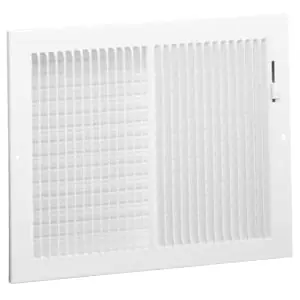 Hart & Cooley 010827 Sidewall Register with Multi-Shutter Damper 14 x 4 in