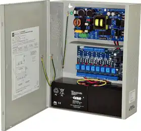 Altronix AL1024ULACMCB Access Power Controller with Power Supply Charger, PTC Class Relay Outputs, 24VDC at 10A, BC400 Enclosure
