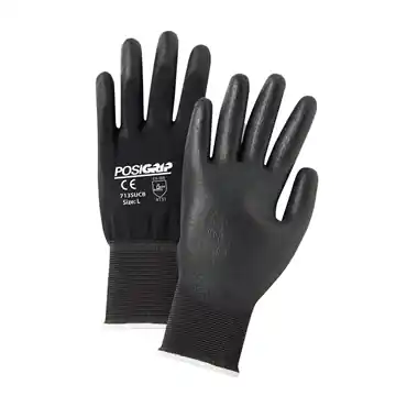 PIP 713SUCB/L Black Polyurethane Large Cut-Resistant Gloves