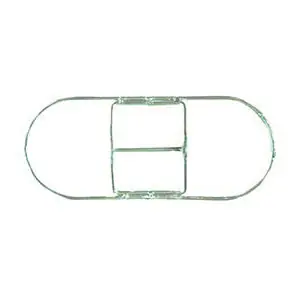 Magnolia Brush 5124-F Dust Mop Frame, 24 in L, Metal, Clamp Connection
