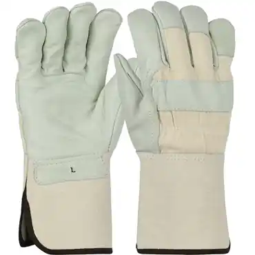 PIP 8000/L Natural Gauntlet Large Leather Palm Gloves