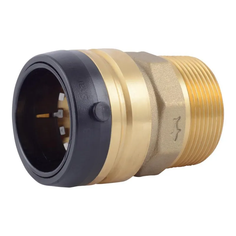 SharkBite UXL114140M 1-1/2 in MNPT Brass DZR Connector