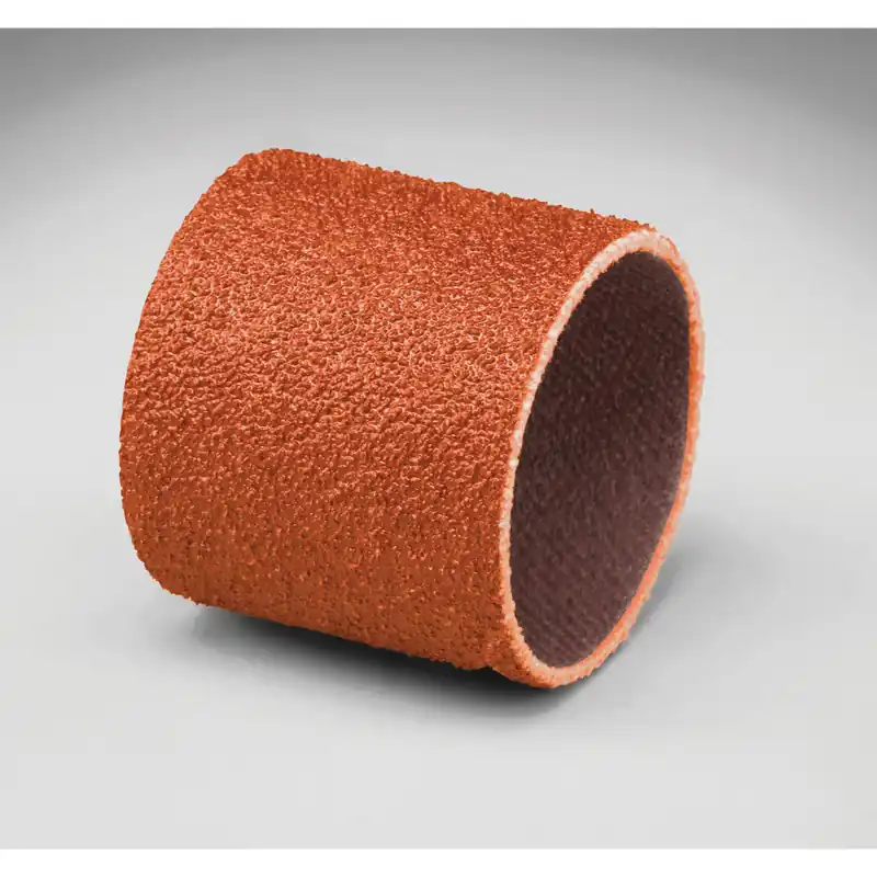 3M 7100138165 Spiral Band, 1 in Dia x 1 in L Band, 60 Grit, Medium Grade, Ceramic Abrasive