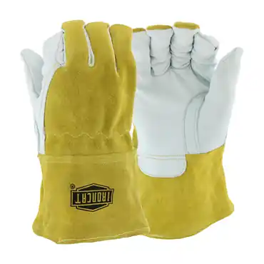 PIP 6143/XL Brown Gauntlet Cuff X-Large Welding Gloves