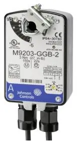 Johnson Controls M9203-GGB-2Z Direct Coupled, 27 lb-in, Spring-Return