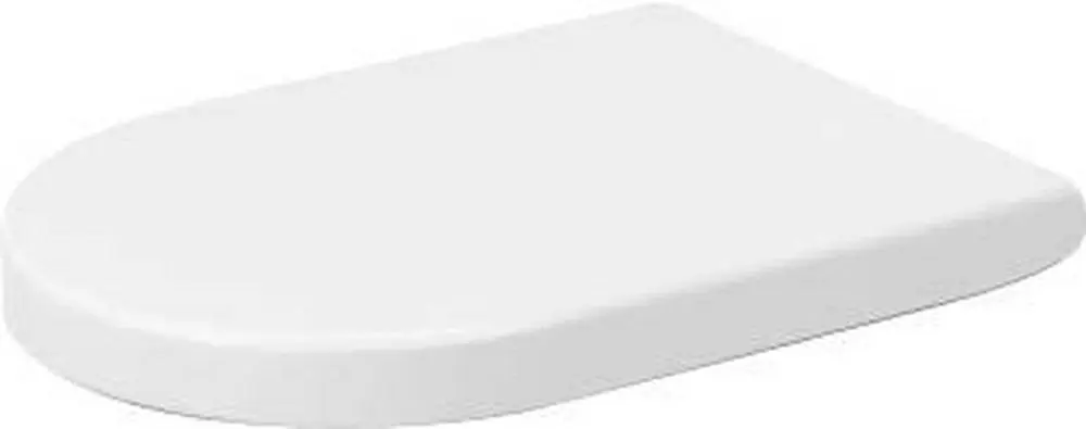 Duravit 0063390000 Elongated Closed Front Toilet Seat with Cover in White