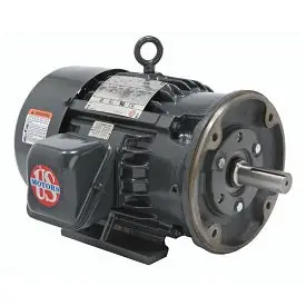 U.S. Motors HD75P2EC Hostile Duty Three Phase TEFC Horizontal - Footed Motor