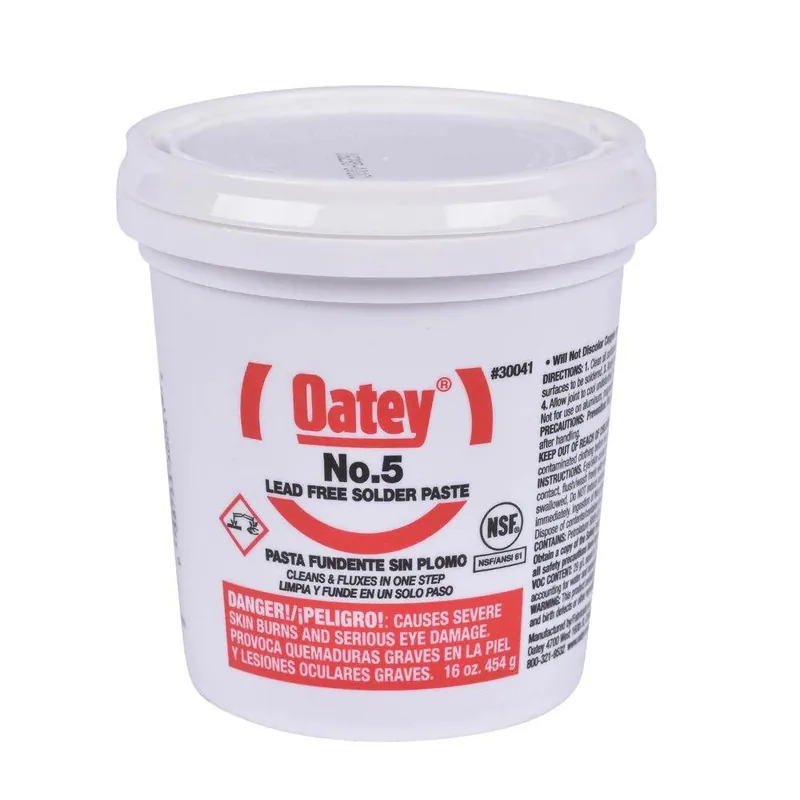 Oatey 30041 No. 5 16 oz. Solder Flux Paste