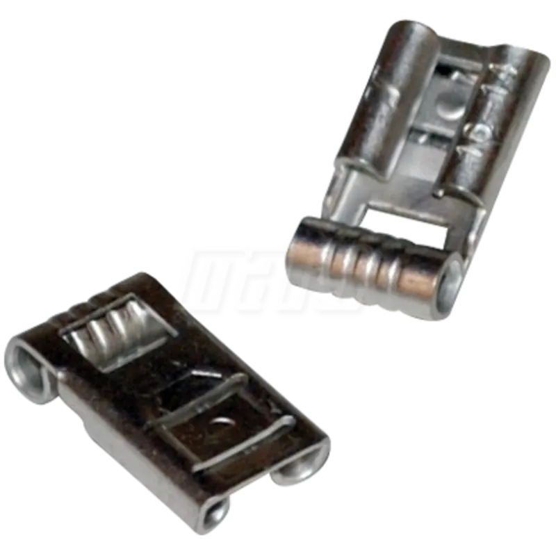 MARS 86229 Solderless Terminal, 16-14 1/4 Fe Flag Non-Insul QD 25/Pk