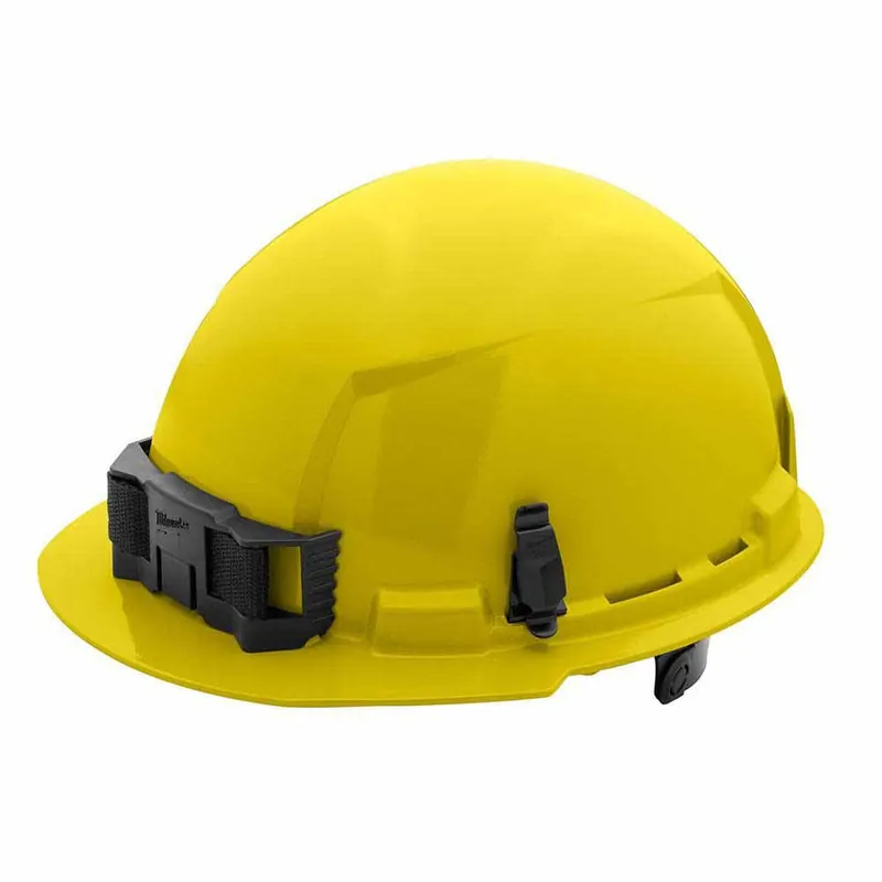 Milwaukee Tool 48-73-1122 Yellow Front Brim Hard Hat with 6-Point Suspension - Type 1 Class E