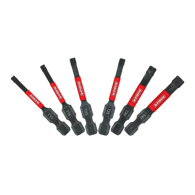 Diablo DTV2-S6 Torx Drive Bit Assorted Pack (6-Piece)