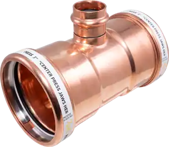 Apollo 10077772 811R 3 x 3 x 1-1/4 in Copper Press Reducing Tee