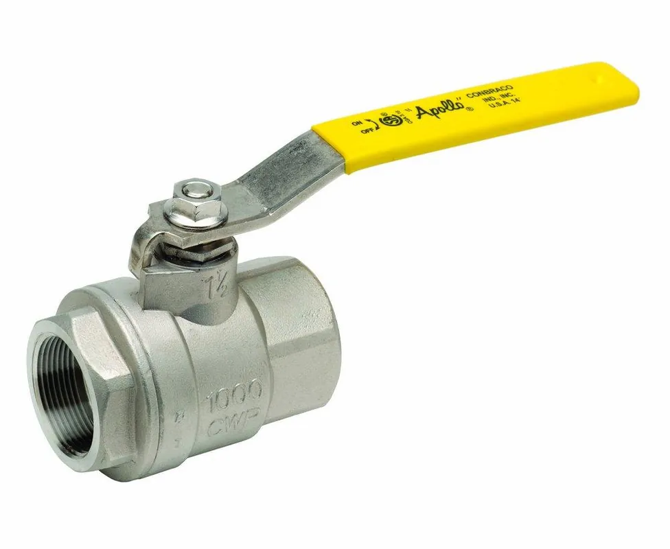 Apollo Valves 76F10127 76F-100-A Series 1/4 in. Stainless Steel Full Port FNPT 1000# Ball Valve
