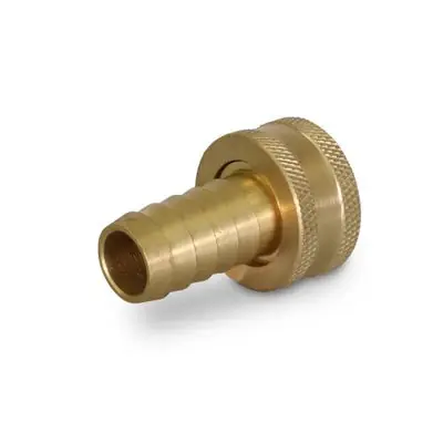 Everflow G39S-1234-NL 1/2 Hose Barb X 3/4 FH Swivel Adapter Lead Free Brass Garden Hose Fitting