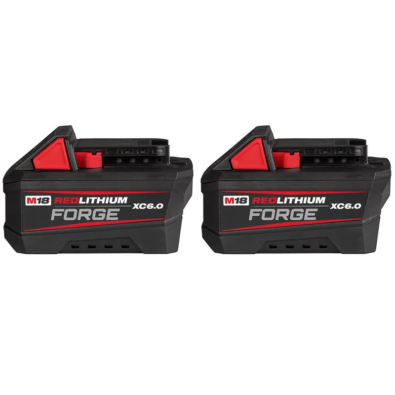Milwaukee Tool 48-11-1861P M18 REDLITHIUM FORGE XC6.0 Battery 2PK