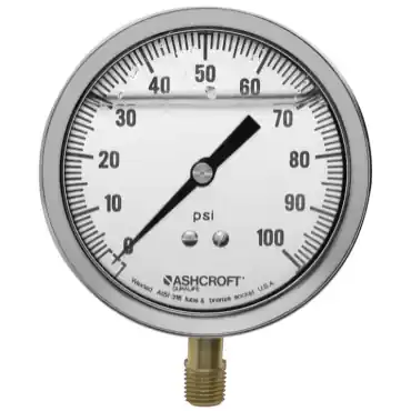 Ashcroft 351009AWL02L100 Duralife Pressure Gauge 0-100 psi Replacement MPN