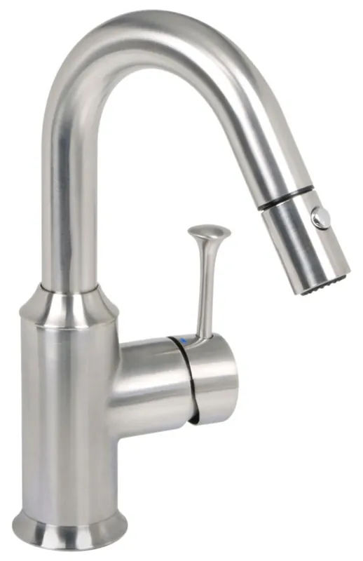 American Standard 4332.410.075 Pekoe Stainless Steel, Bar/Entertainment Faucets - 1-Handle, 1-Control, High Flow, Deck Mount