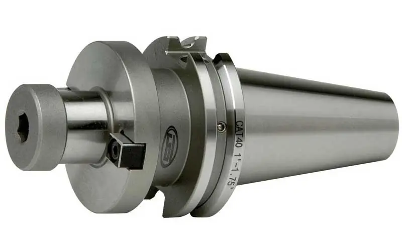 GS 531198 CAT40 1 x 4.00 Shell Mill Holder W/DIN Coolant
