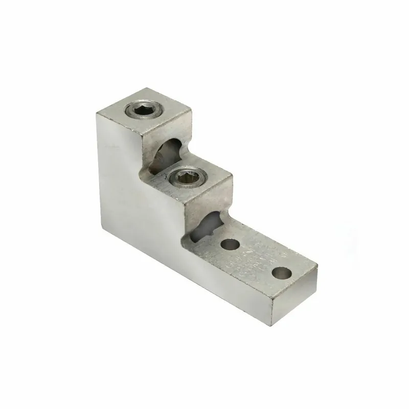 BURNDY K11A36U2 Aluminum Universal Terminal 2 Hole Two 2 AWG (Str)-600 kcmil 3/8 Stud 1.38 Stud Hole Spacing