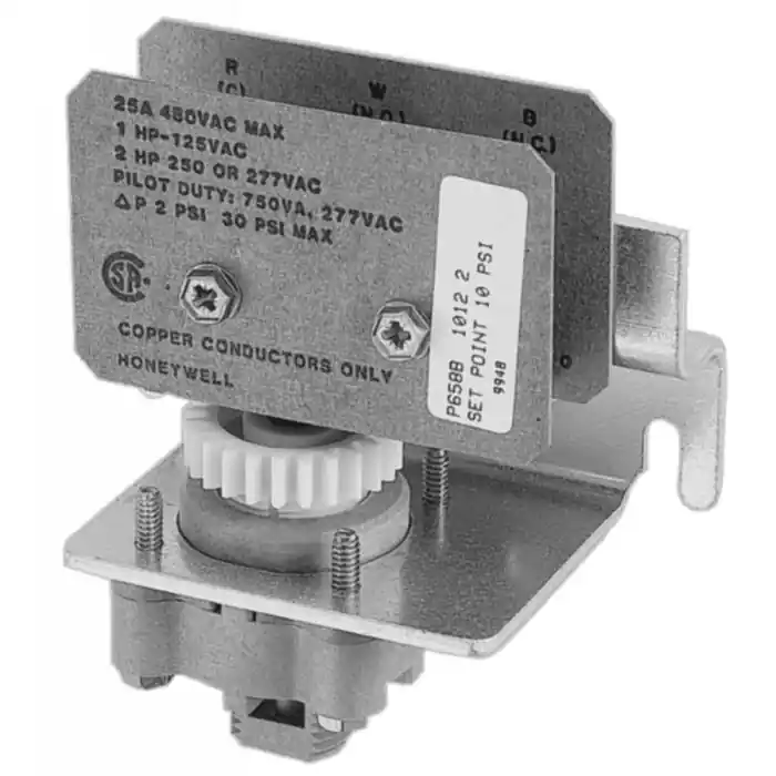 Honeywell P658B1012/U Pneumatic Pressure To Electric Switch