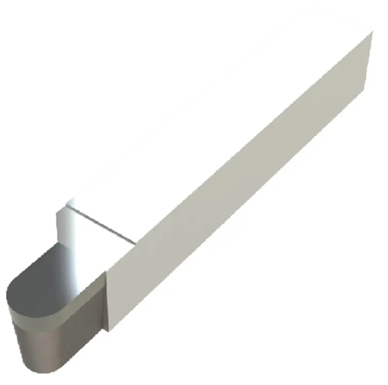 Micro 100 FRT-6 M100 3/16RAD Full Radius Convex Groove Tool W=3/8 1/2x2.1/2