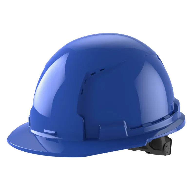 Milwaukee 48-73-1224 Blue Front Brim Vented Hard Hat with 6pt Ratcheting Suspension - Type 1, Class C