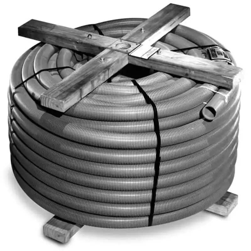 CARLON 11811-250 2 Inch P and C Flex Gray Non-Metallic Corrugated Flexible Conduit Length - 1 Feet