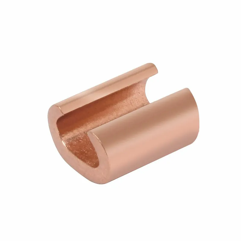 BURNDY YC26C2 CU Compression C Shape Compression Connector 600 Volts to 35 Kv Run: 1/0 Str. - 2/0 Str. Tap: 8 Sol. - 2 Str.