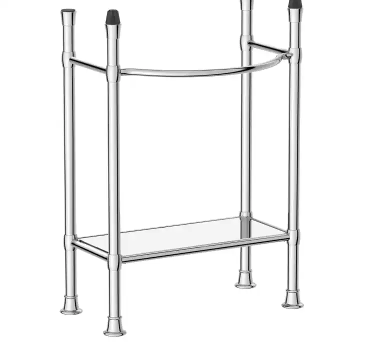 American Standard 8711.000.002 Retrospect Console Tables in Polished Chrome Console Leg