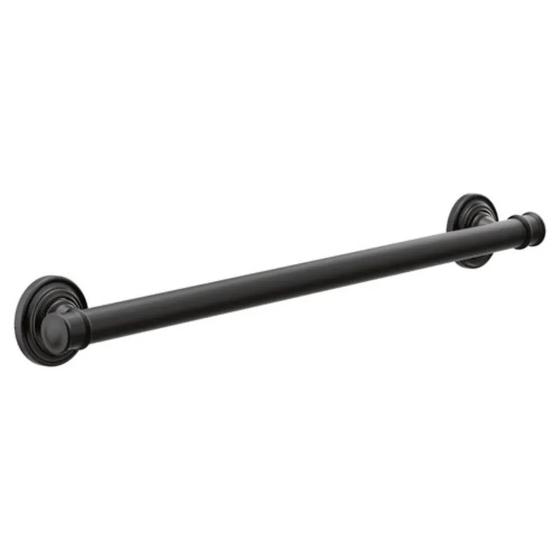 Moen YG6424BL Belfield 24 in. Grab Bar in Matte Black