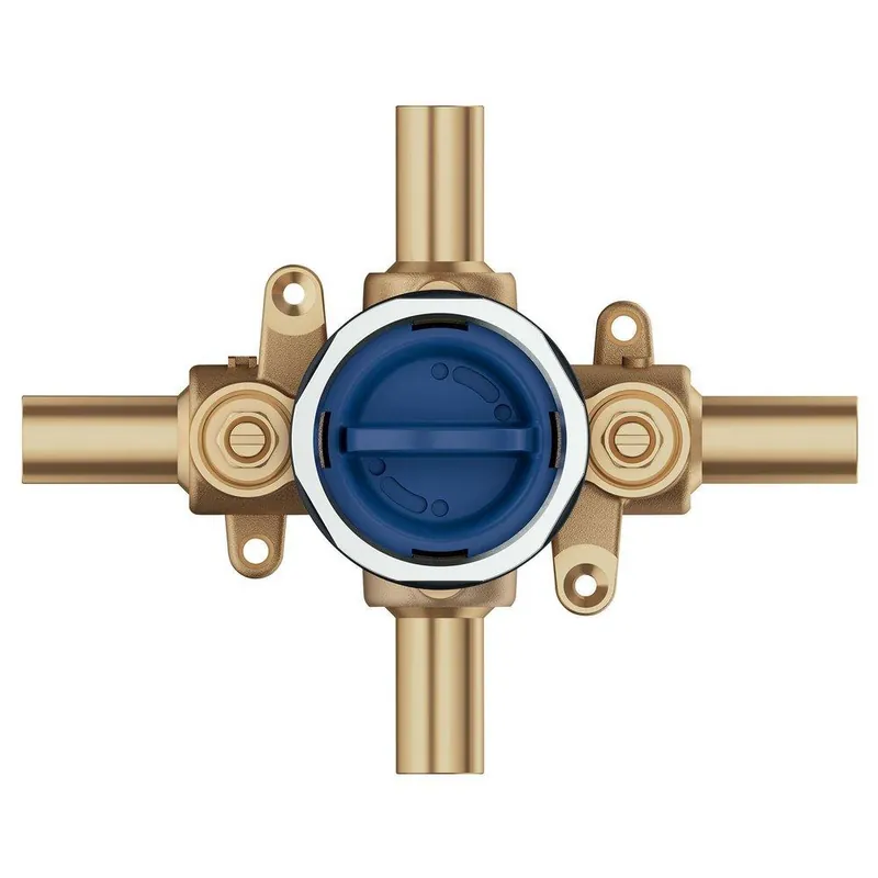 GROHE 35113000 Grohsafe 1/2 in. Stub-Out Connection Pressure Balancing Valve with Stops