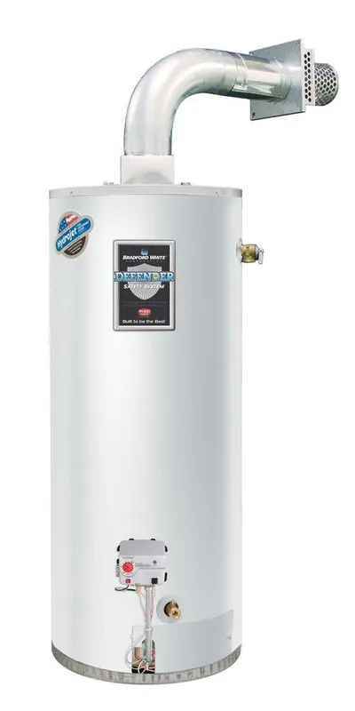 Bradford White RG2DV40S6N-OLY FVIR Defender Safety System 40 gal Short 38 MBH Residential Natural Gas Water Heater