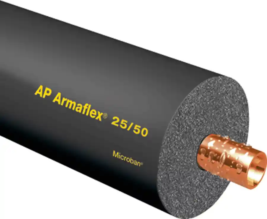 Armacell APT11838 Pipe Insulation, 3/8 Wall, 1-1/8 ID x 6 FT