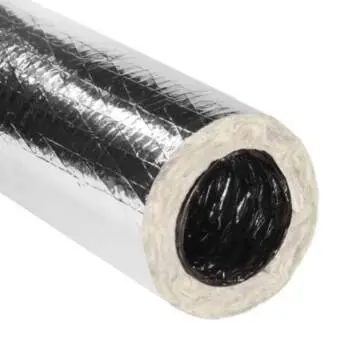 Quietflex 685 Flex Duct Silver 6 x 25' R8 Bagged