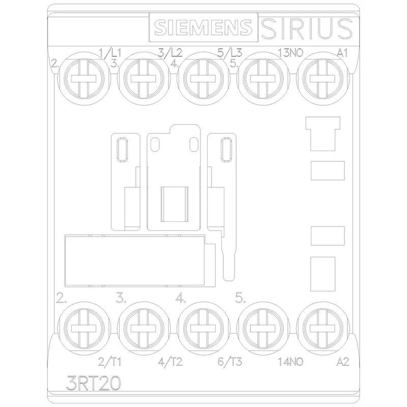 Siemens 3RT2016-1AP61 CONTACTOR S00 9A 2