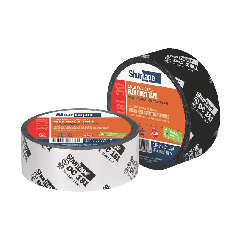 Shurtape 164686 DC 181 HVAC Grade Printed Film Tape 110 m L x 48 mm W Replacement MPN