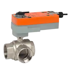 Belimo B338+AFRX24-MFT-S CCV Assembly 3 Way 1-1/2 in NPT 19 Cv