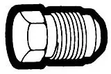 Holyoke Fittings 57-10 Plug Fitting 5/8 Inch