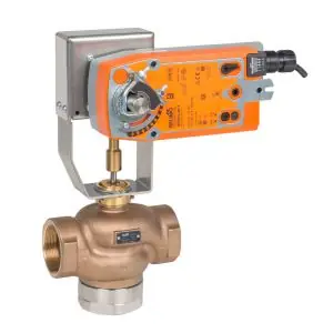 Belimo G340B-N+AFX24-MFT-X1 Globe Valve Assembly 3 Way 1-1/2 in.