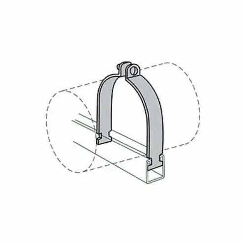 Anvil 2400223836 Fig As 1200As O.D Tubing Clamp, 3/8 In Conduit, 1/2 In Od