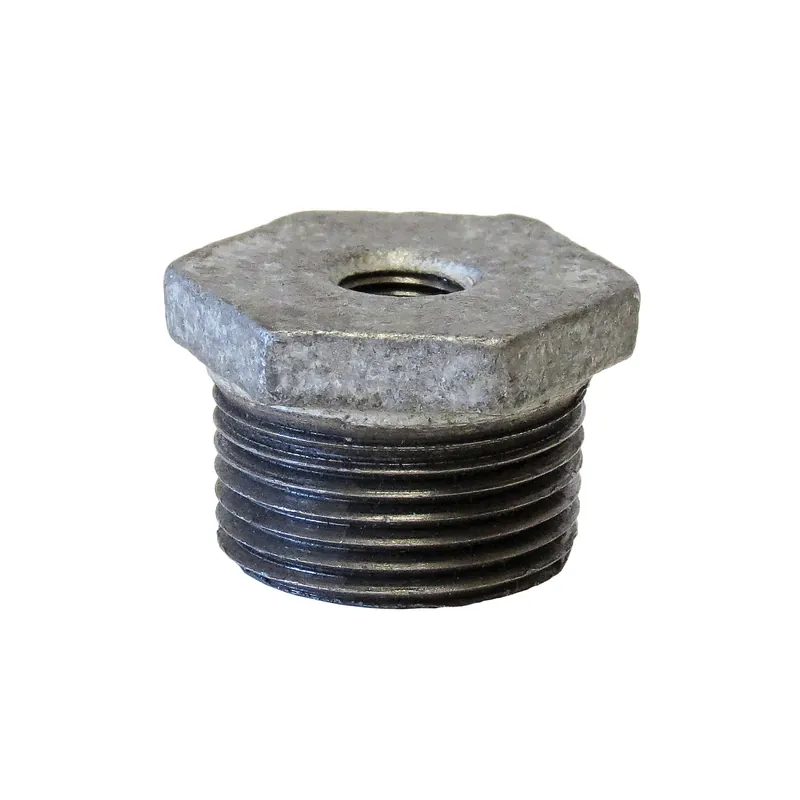 Anvil 319907762 Hex Head Pipe Bushing, 2x1 in, Cast Iron, Galvanized, Domestic