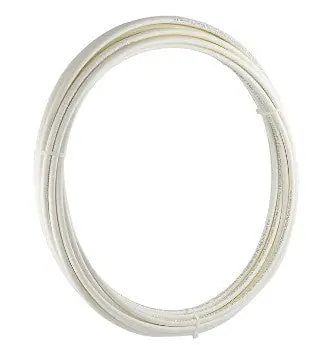 SharkBite U850W50 1/4 Inch x 50 Feet White PEX-B, PEX Pipe Flexible Water Tubing for Plumbing
