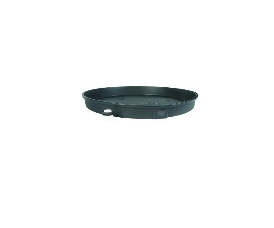 Camco 11420 Plastic Water Heater Drain Pan - 30 ID w/PVC Fitting Bilingual