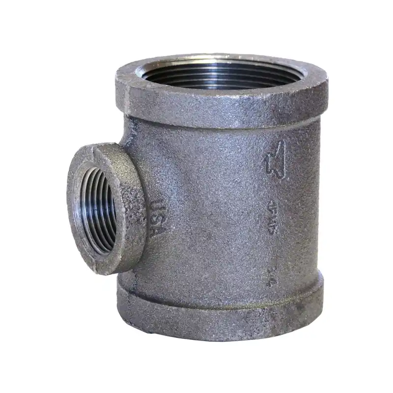 Anvil 311047005 FIG 1105R Pipe Reducing Tee, 1-1/2x1-1/4x1/2 in, FNPT, 150 lb, Malleable Iron, Galvanized, Domestic