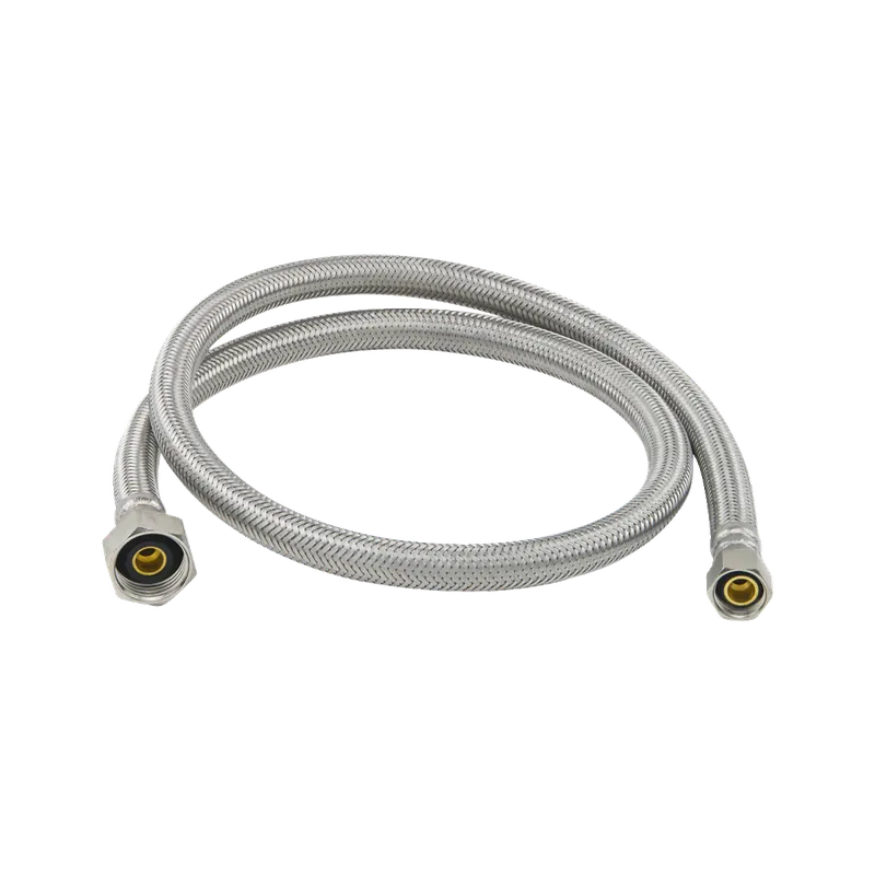 BrassCraft PLS1-36AF 3/8 in. Compression x 1/2 in. FIP x 36 in. Length Braided Stainless Steel Faucet Connector