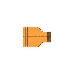 Anvil 390010049 FIG 74 Coupling, 3 in, Grooved, Ductile Iron, Rust Inhibiting Orange Painted