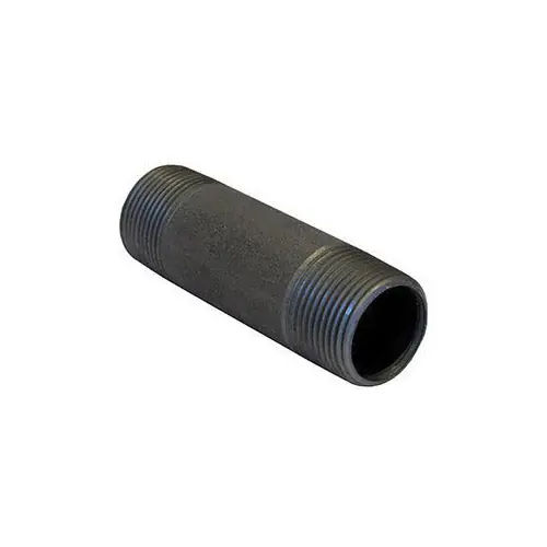 Anvil 0332523802 FIG 320 Pipe Nipple, 1 in x 3 in L NPT, Carbon Steel, Black Oxide, SCH 40/STD, Seamless